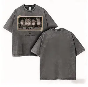 1996 Chicago Squad Vintage Photo T-Shirt The Greatest Team Ever 72-10 Crewneck Cotton Tee