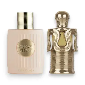 KHADLAJ Cream Velvet + Maitha Multi-Pack Alcohol-Based EDP Perfume Fragrance, Unisex Eau De Parfum, 100 ML, Caramel, Honey, Vanilla Notes