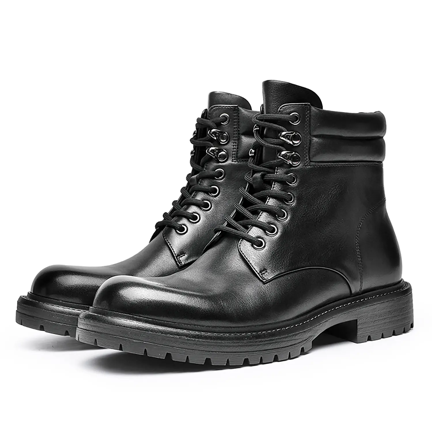 DESAI British wind motorcycle leather boots soft heightening retro men's boots DS6327H