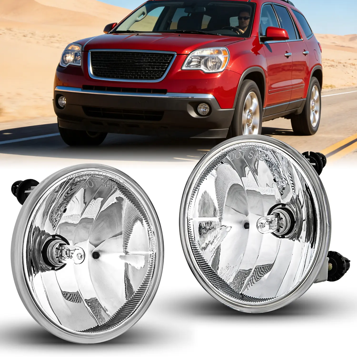 Nilight 12V 19W Fog Light Assembly Pair Set with H16 Bulbs - Waterproof, High Penetration, Plug-and-Play Car Auto Parts for 2007-2013 Chevy Avalanche-Suburban-Tahoe, GMC Yukon-Acadia, 2015-2017 Silverado-Colorado, Ford Mustang, Pontiac, 12V 19W Power, Uv,