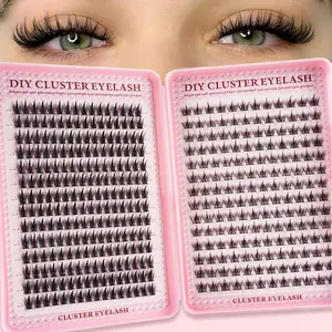 392pcs Lash Extensions, DIY Eyelash Extensions, CC D Curl, Dense Style, 10-12mm Mixed Length, Large Capacity, Home Self-Lamination, Beginner Friendly Lashes