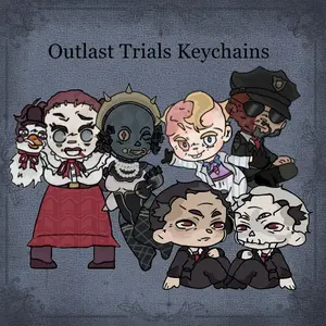 Outlast Trials Keychains, Outlast Trials Cute, Durable, And Perfect For Bags, Keys, Or Gifts. Great For Daily Use Or As Thoughtful Little Gifts For Your Friends And Yourself.