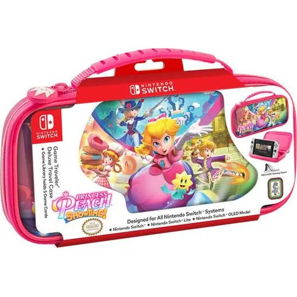 Nintendo Switch -  Deluxe Travel Case Princess Peach Case  [GAMES ACCESSORIES] Deluxe Ed