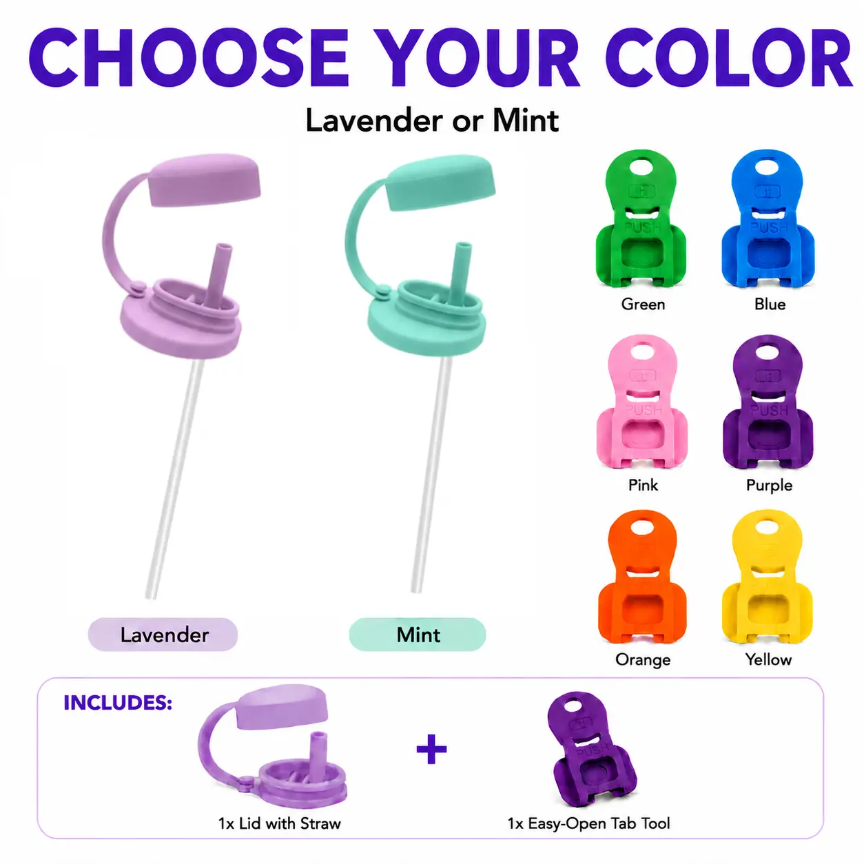 Reusable Silicone Leakproof Can Covers with Straw + 6Pcs Can Opener Set, 11oz-19oz Can Lids with Leakproof Seal & Easy Tab Puller, Drink Protection Nail Saver Bug Shield for Outdoor Fun Gifts (Home & Party Supplies)