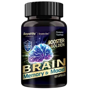 Royavita Natural Brain Supporting Vitamin Supplement, Dietary Capsules for Memory, Focus & Mood, 60 Capsules-4