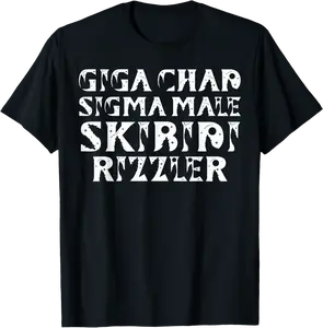 Giga Chad Sigma Male Rizzler Rizz Funny Memes Internet Memes T-Shirt - Matthewgol Shop 68B0DFJTKWHH