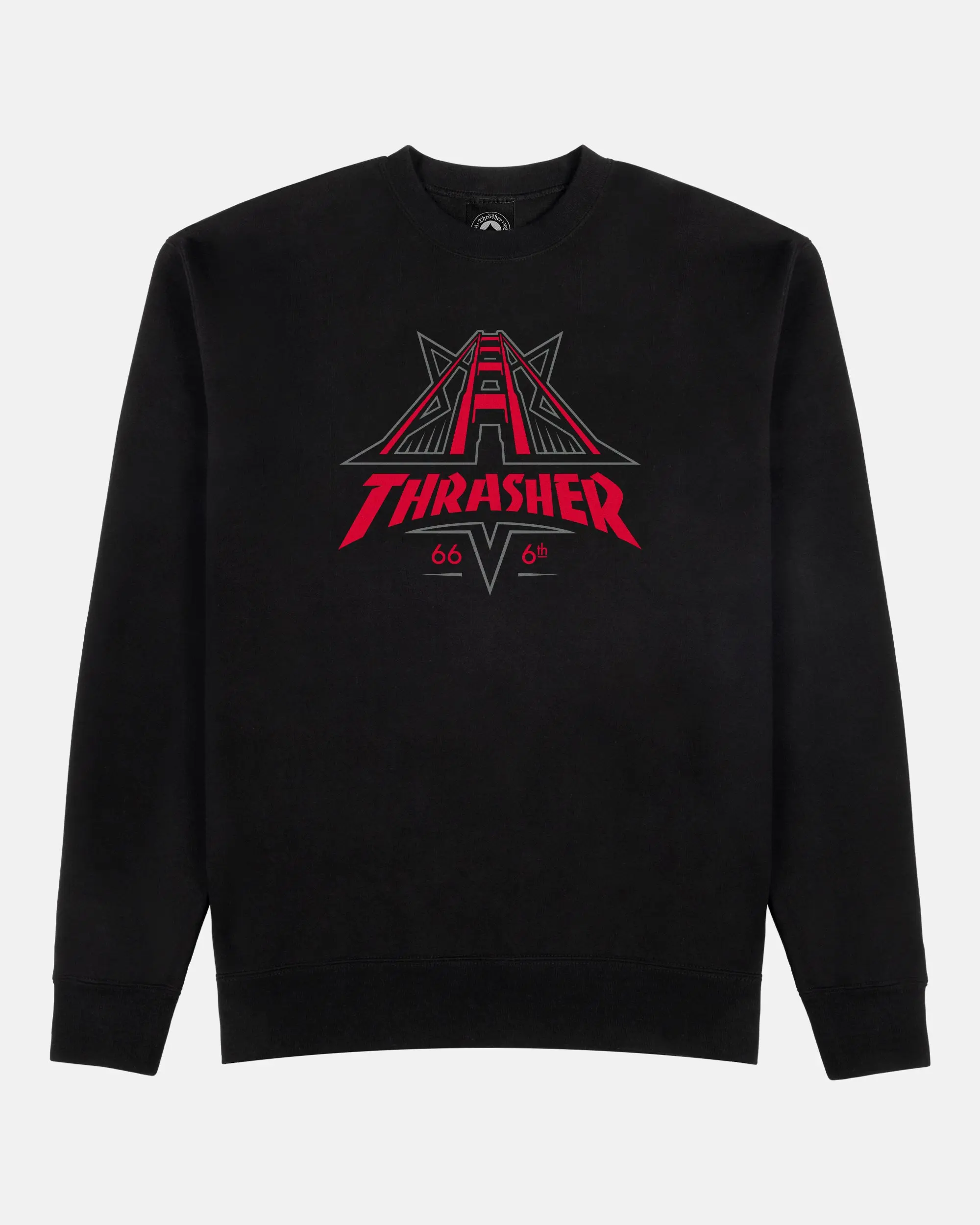 GOLDEN GATE - CREWNECK - BLACK