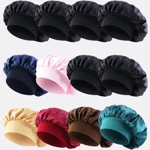 Satin Hair Care Hat - Soft and Smooth Satin Material for Gentle Hair Treatment - Multiple Colors Available for Different Styles