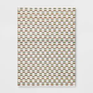 4'x5'6" Checkered Chindi Handwoven Area Rug - Room Essentials