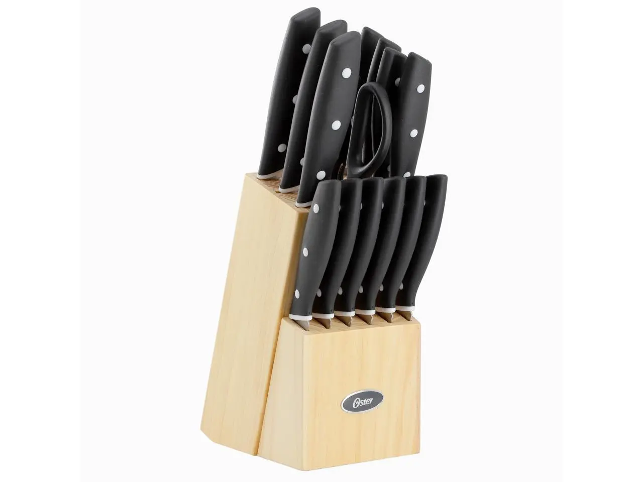 Oster Collister 15 Piece Stainless Steel Cutlery Set in Black