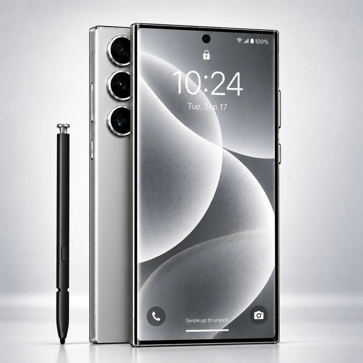 Budget Android 14 Smartphone with 6.8" Large Screen, Built-in Stylus, Dual SIM, microSD Expandable Storage for Everyday Use