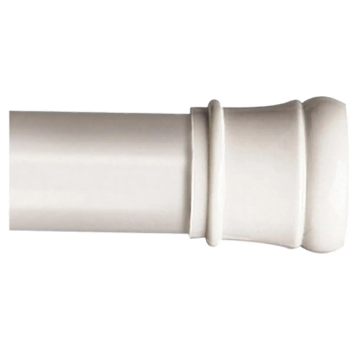 212 MAIN Zenith 506W Adjustable Shower Tension Rod - White, Bathroom Shower Curtain Rod for Home Improvement, Shower Curtain Rods, Twist Tight