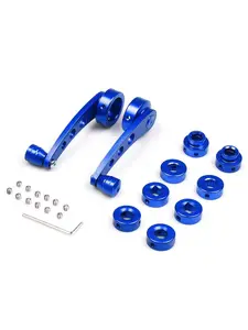 A pair of two or so universal aluminum alloy window crank handles, suitable for manual operation up and down of car Windows Window Regulator