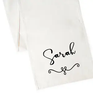Personalized Name Canvas Table Runner