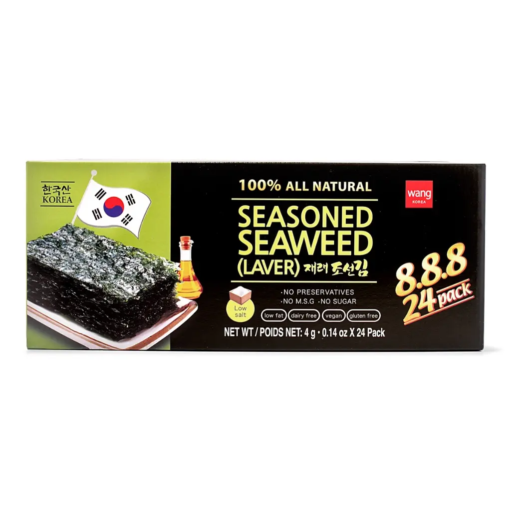 Wang Korea Traditional Seasoned Seaweed 24pk