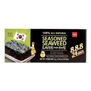 Wang Korea Traditional Seasoned Seaweed 24pk