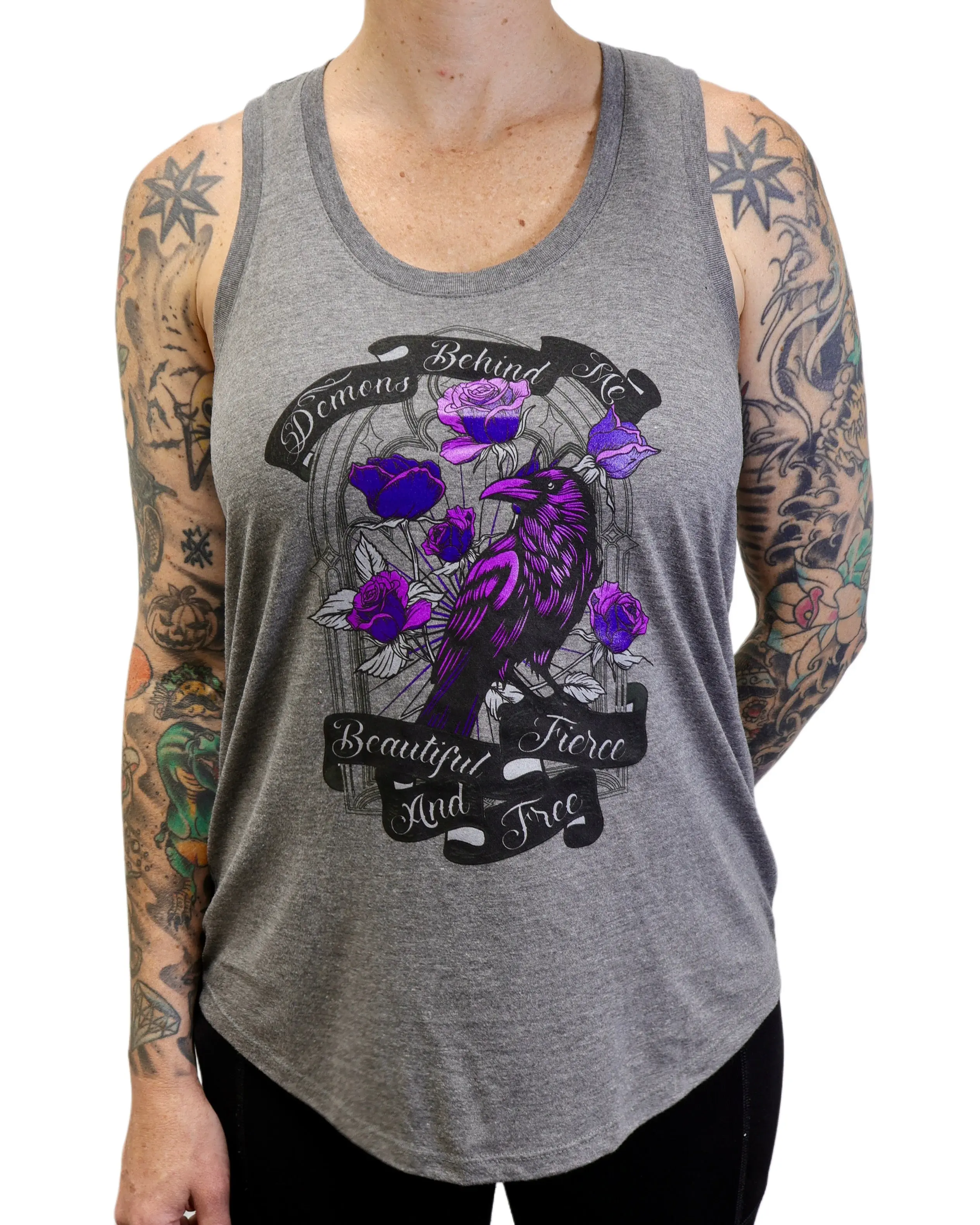 "Raven" Triblend Racerback Tank "Raven" Triblend Racerback Tank