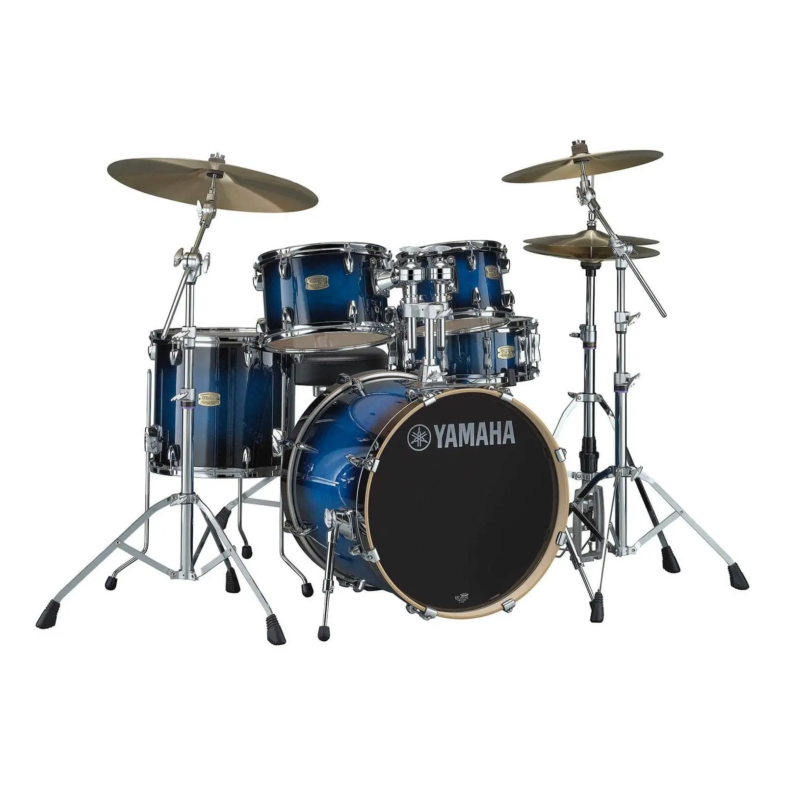 Yamaha Stage Custom Birch 5pc Drum Set w/20" BD Deep Blue Sunburst