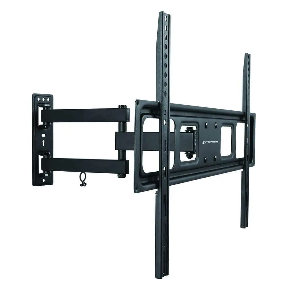 Metal Full Motion TV Wall Mount Bracket, VESA Compatible for 32 In. – 85 In.. TVs (Including Curved TVs), Home Use, Adjustable Modern Design, Extendable Arm (2.5 in.-17 in. Wall Extension), Tilt & Swivel, Assembly Required