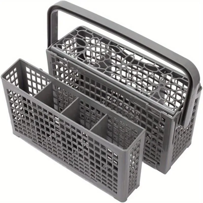 Dishwasher Silverware Replacement Plastic Basket - Utensil/ Cutlery Basket - Compatible with Bosch, Maytag, Kenmore, Whirlpool, KitchenAid, LG, Samsung, Frigidaire, GE