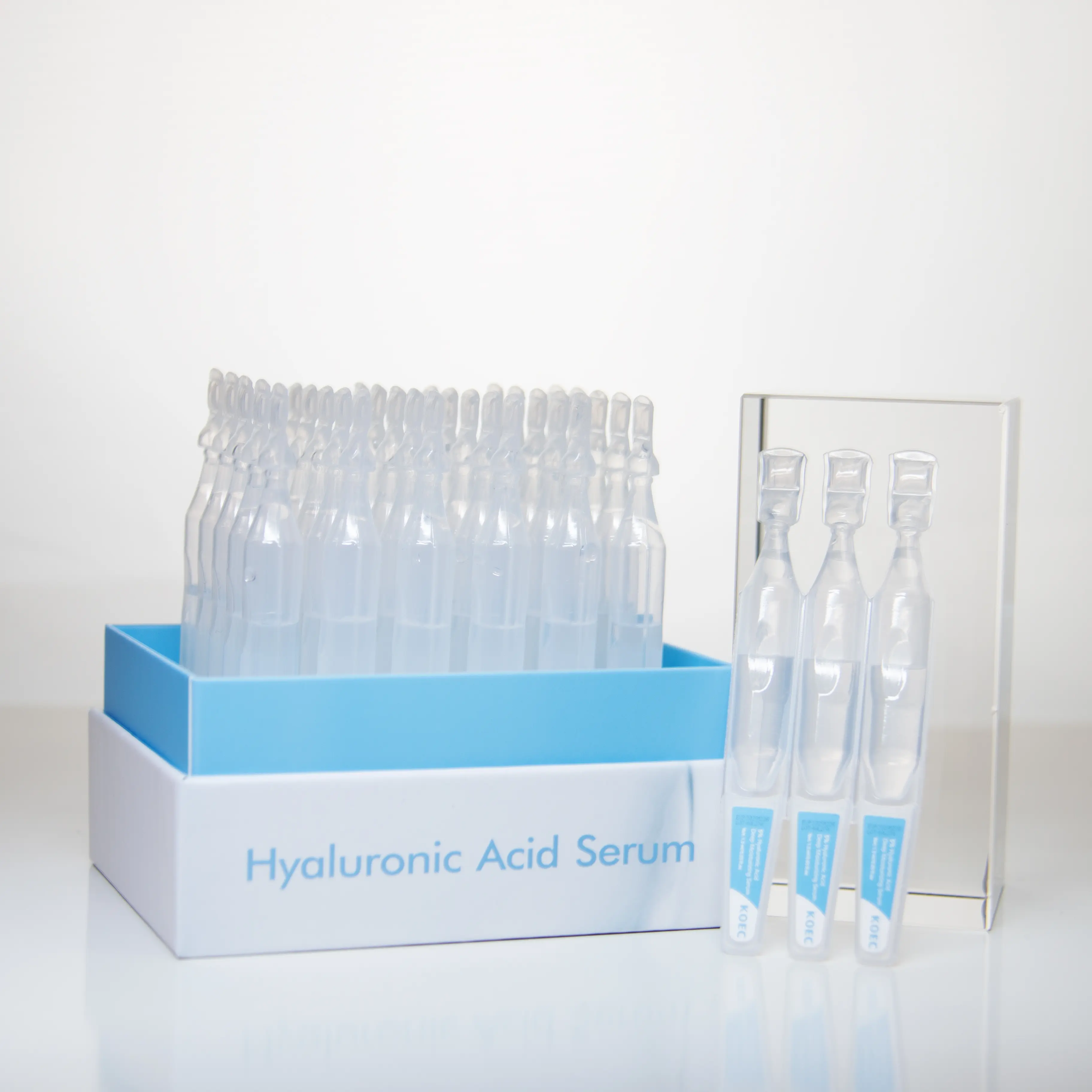 Hyaluronic Acid Serum - 30-Vial Pack, Ultra-Hydrating Moisturizer for Daily & Evening Use, Smooth Radiant Youthful-Looking Skin