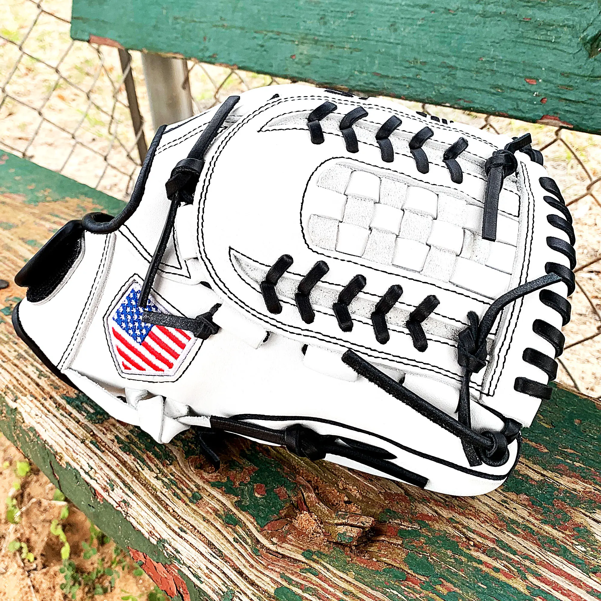 Hit Run Steal 12" Youth Leather Softball Glove - Handcrafted, Grid Web, Dual Palm Design, Left Hand Thrower - Infield Pitching Sports & Outdoor Accessory, baseballequipment