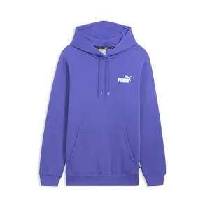 PUMA Mens Essentials Small Logo Hoodie Casual Outerwear Casual - Purple