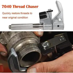 7402 Universal Outside Thread Chaser with 6 Dies 216884 Use for 1-1/4” to 5” O.D