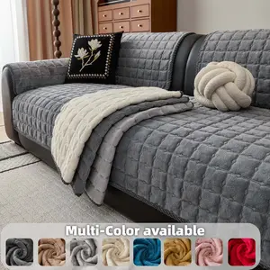 Ultra Cozy Sofa Cover 1PC, Sofa Slipcover, Pet-Friendly Soft Quilted Couch Protector, Scratch Resistant Furniture Seat Pad, Luxury Living Room Sofa Cover for Sectional, Loveseat & 3-Seater Sofa