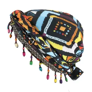 Street Style Tassel Design Turban Hats for	 Men,Hiphop Turban Hat,Vintage Men's Hats for Daily Wear, Hats for Summer