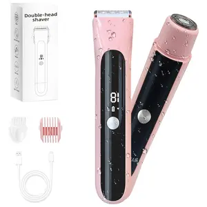 Bikini Trimmer for Women - Painless Electric Razors for Silk Skin,Cordless Body Shaver for Trip, IPX7 Waterproof