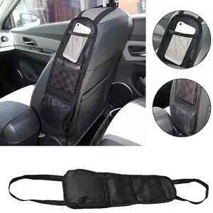Car Seat Side Organizer Auto Seat Storage Hanging Bag Phones Drink Stuff Holder with Mesh Pocket for Cars, SUV & Truck New