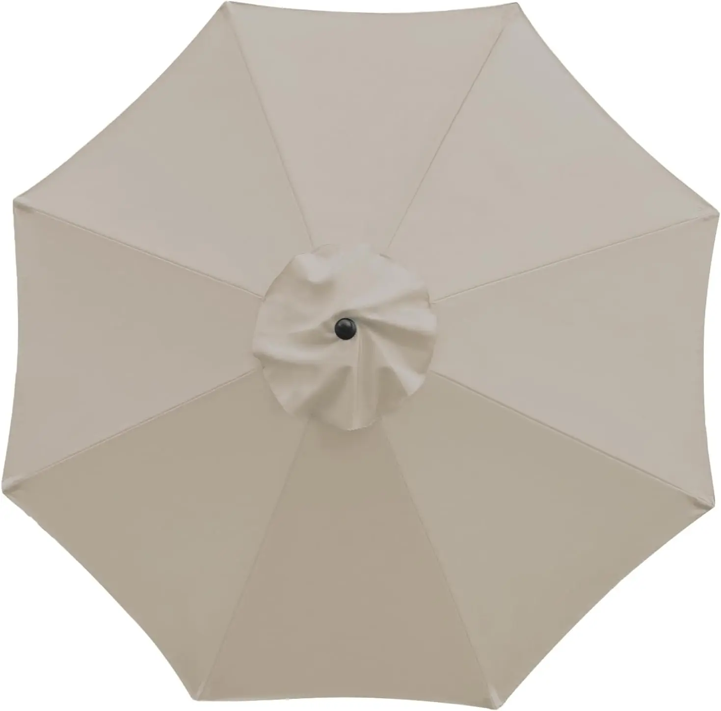 9ft Patio Umbrella Replacement Canopy Market Umbrella Top Outdoor Umbrella Canopy with 8 Ribs