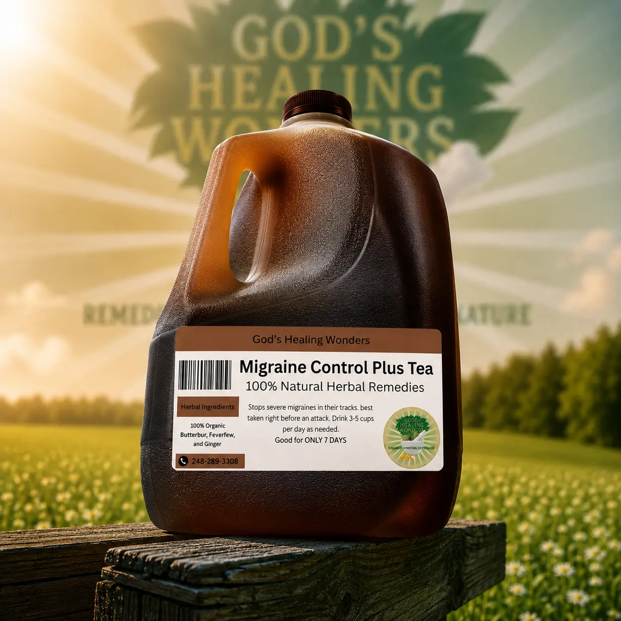 Migraine Control Plus Tea (Gallon)