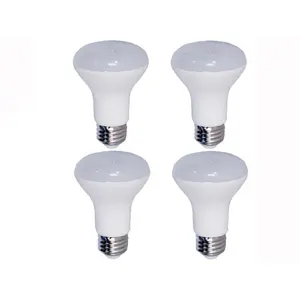 4-PACK BR20 LED Bulbs Indoor Flood Light,R20 Dimmable 60W Equivalent To 8W, E26 Medium Base, Recessed Can Lights, 90 CRI Daylight White 6000K