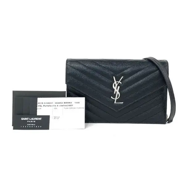 Pre-owned Yves Saint Laurent Leather Shoulder Bags YSL 7.48'' R2589 Shoulder Bag T25185733927 0603 LA Bill