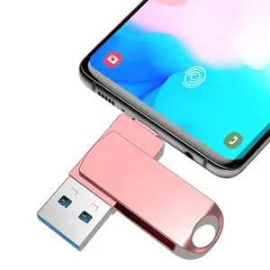USB 1TB OTG Flash Drive USB3.1 External Storage for Smartphones, Supports USB-C, High-Speed Portable Storage for Photos Data Transfer, Compatible Android Phones PC MAC