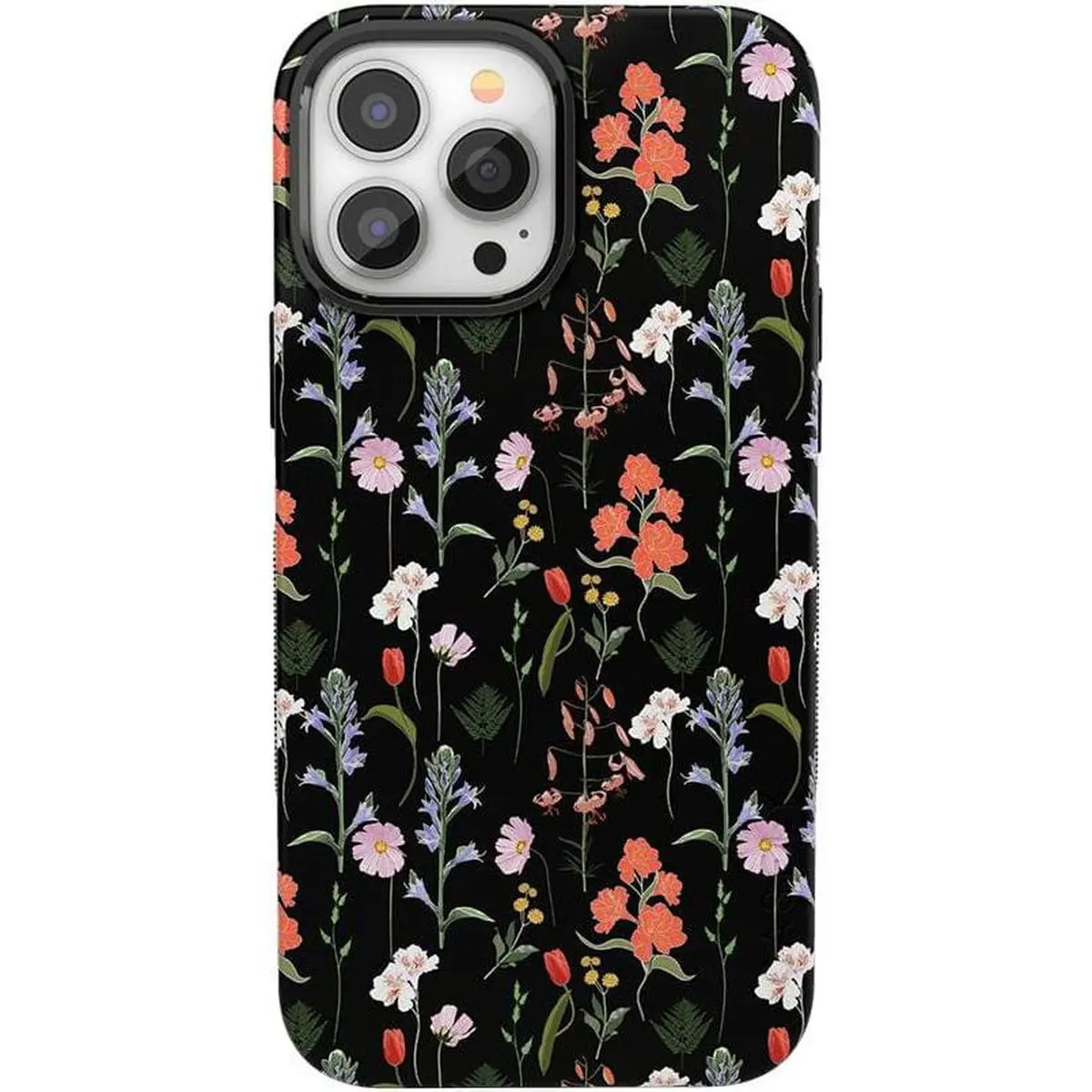 Casely iPhone 13 Pro Case | Secret Garden | Mixed Floral | Bold Protective Design | Compatible with MagSafe