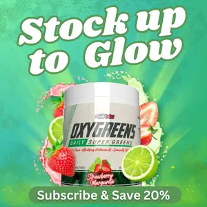 EHPlabs OxyGreens Daily Super Greens Powder - Gut Cleanse & Digestion Supplement, Organic Fibre, Prebiotics spirulina Edible Dietary Natural Healthcare Fitness Optimum | New Year New Me |