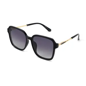 Square polarized stylish sunglasses - lightweight and impact-resistant PC frame, universal outdoor style suitable for fishing/cycling/driving scenarios SP065