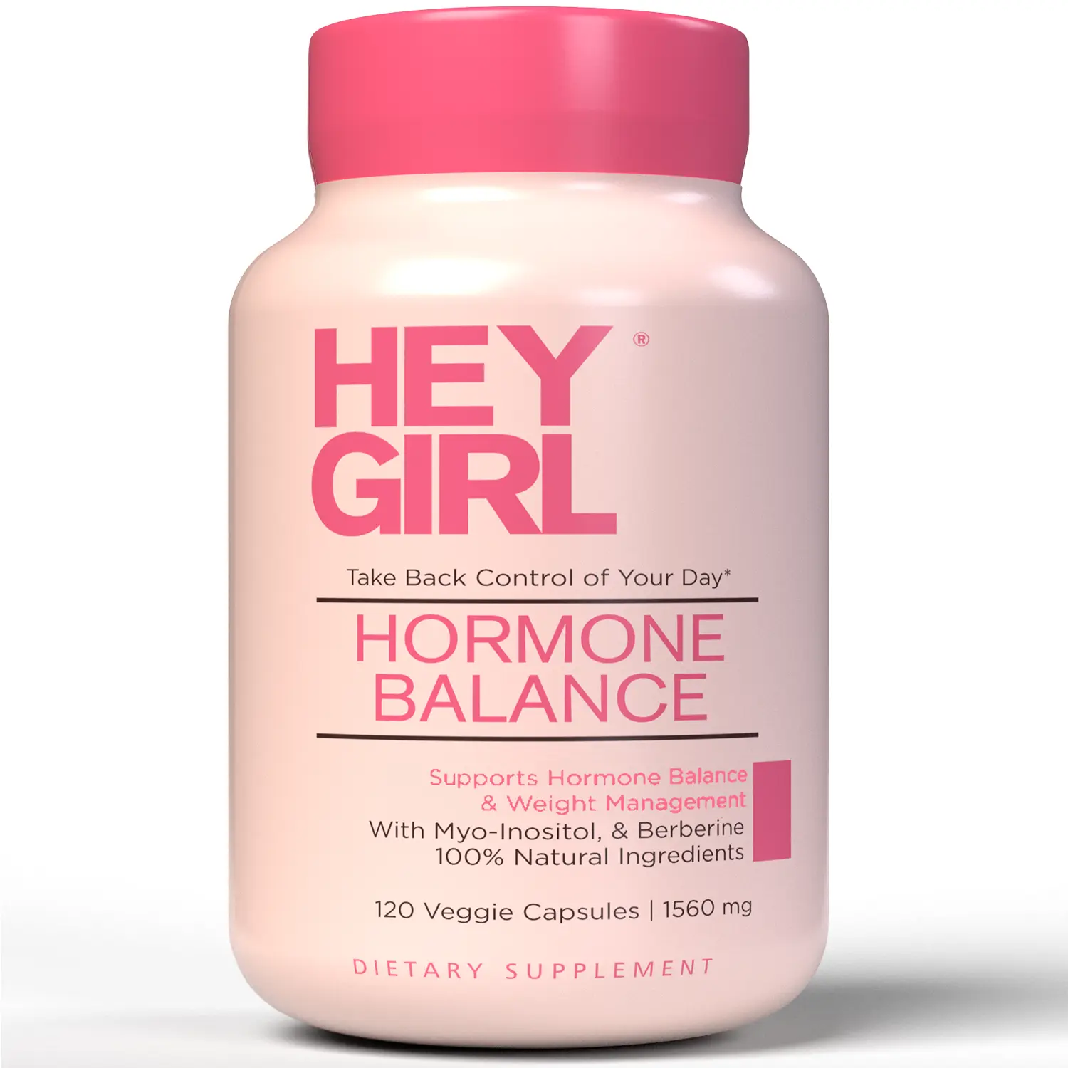 Hey Girl Hormone Balance for Women – 12in1 for PCOS, PMS, Menopause Relief, Mood Swings happy hormone Women's Hormone Balance feminine Vitamin Supplement, myo inositol