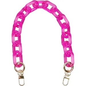 Chunky  Purse Strap Bag Chain Handle Purse Chain Replacement for Handbag Purse  Bag,(Rose, Length 17.7")