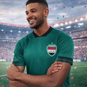 Iraq Football Jersey Fan's version