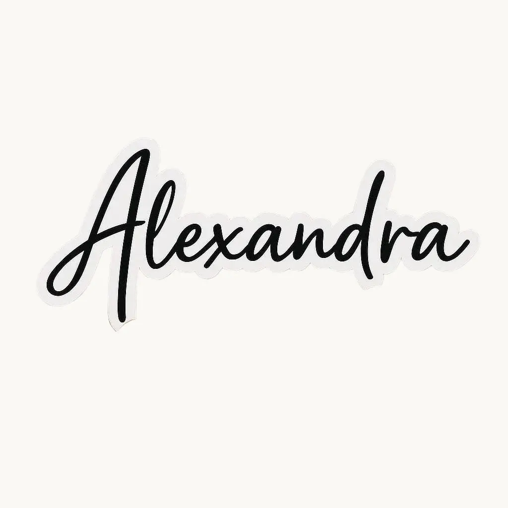 Personalized Name Stickers – Custom Vinyl Decals