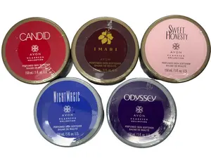 AVON Classics Collection Perfumed Skin Softener Set of 5 - Candid, Night Magic, Odyssey, Sweet Honesty, Imari - 5 oz - Versatile Gift Set for Elegant Skincare Routine