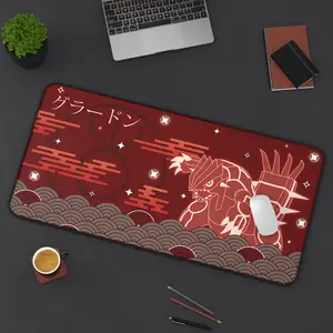 Groudon Pkm - MousePad, Desk Mat, XXL Extended Mousepad, Giant Mouse Pad, Large Gamer Pad, Gift for PKM and Anime Fans, TCG Playmat