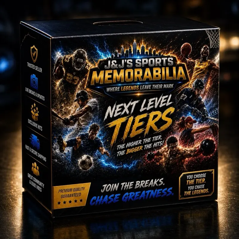 Authentic Autographed Collectible Item - Tier It Up, Pick Your Region Sports Collectibles Accessory