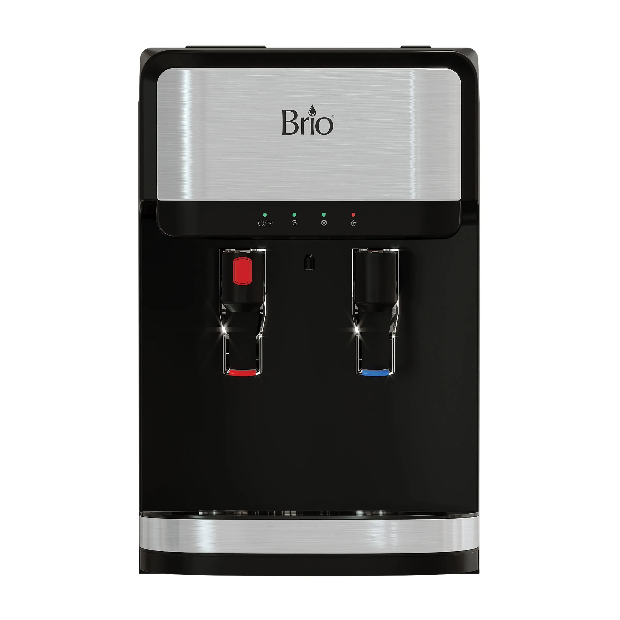 Brio 300 Series 3-Stage Stainless Steel Bottleless Countertop Water Cooler Brio 300 Series 3-Stage Stainless Steel Bottleless Countertop Water Cooler