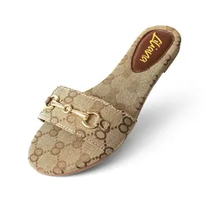 Odela Women's Casual Slip-On Sandals with Open Toe and Plain Design