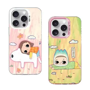 Cute N-NyotaS Kawaii Unique Artistic Pink White Phone Cases For iPhone 17 16 15 14 13 12 11 Promax Pro Air Plus Shockproof Cover Protection Gifts For Christmas Halloween Birthday